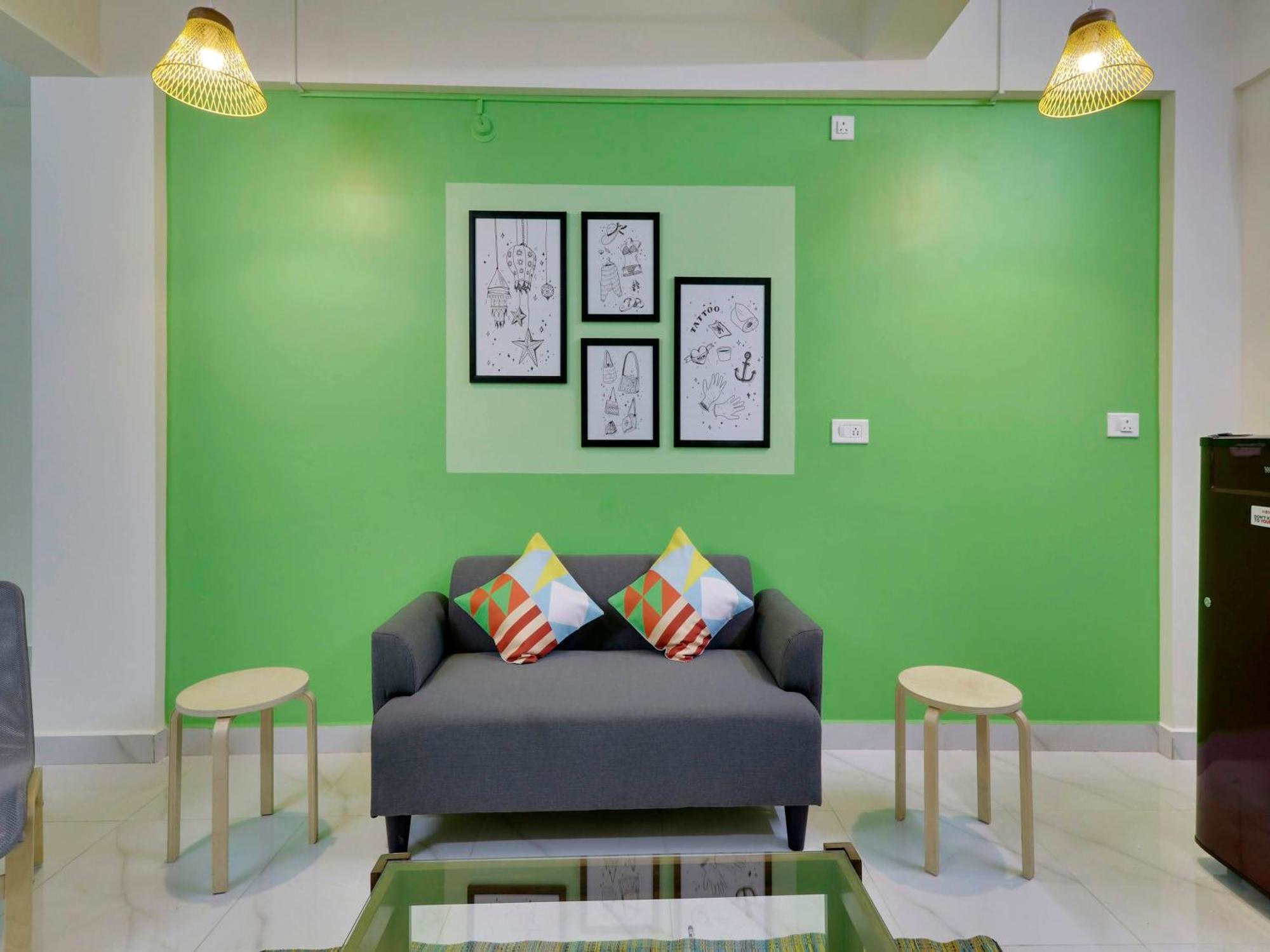 Luxury 2Bhk Apartment Near Calangute Baga Beach With Pool Luaran gambar