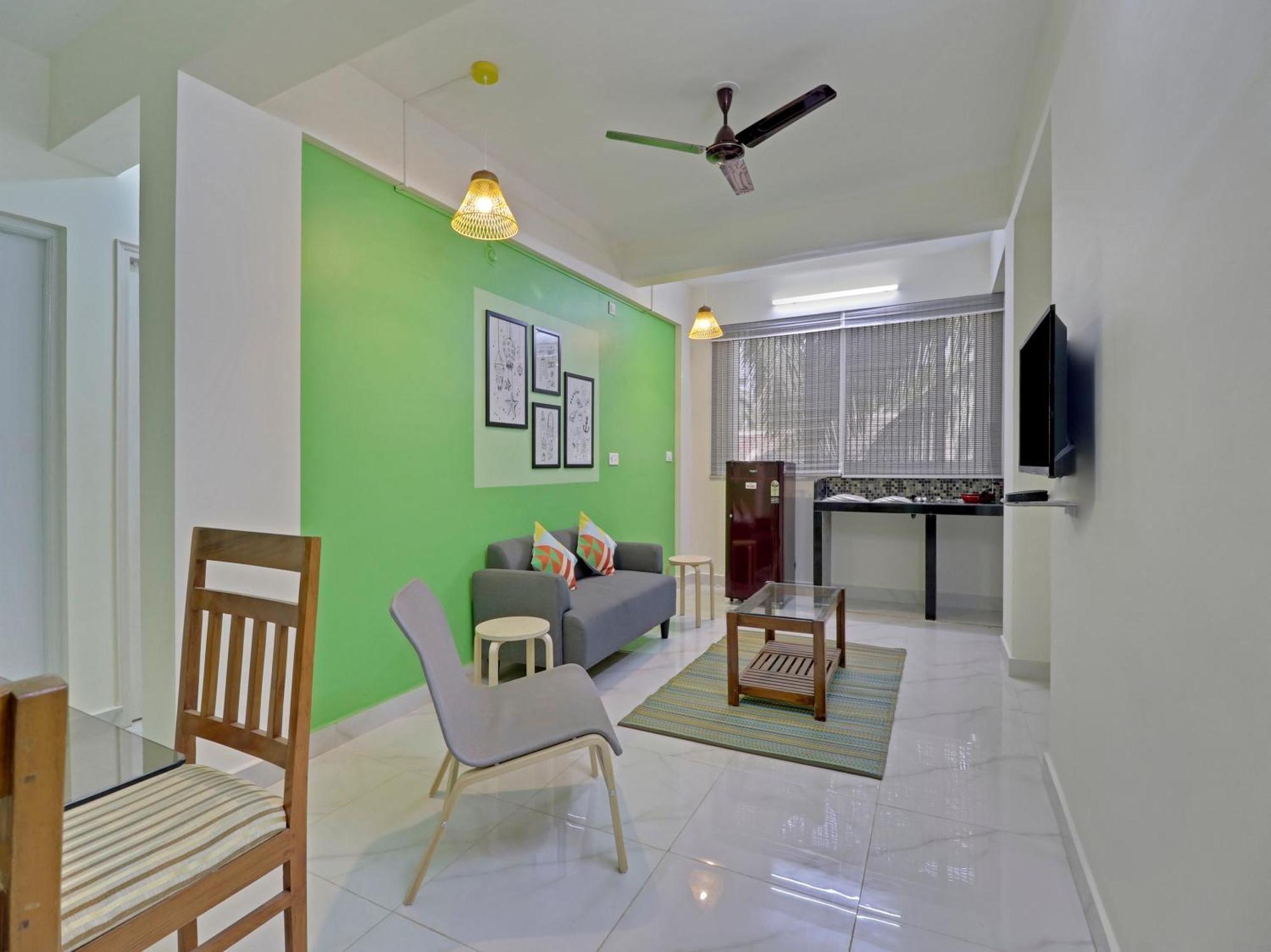 Luxury 2Bhk Apartment Near Calangute Baga Beach With Pool Luaran gambar