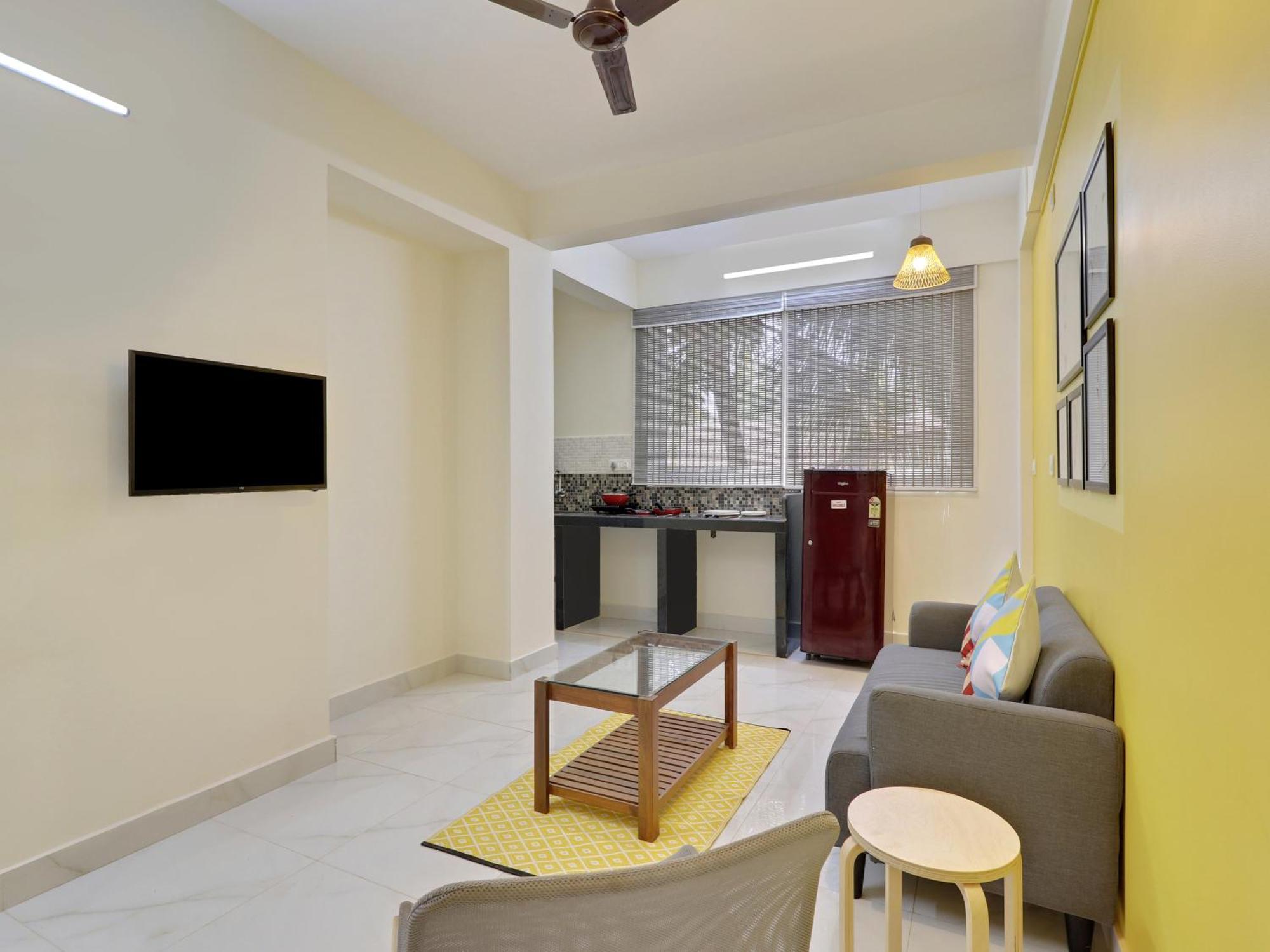 Luxury 2Bhk Apartment Near Calangute Baga Beach With Pool Luaran gambar