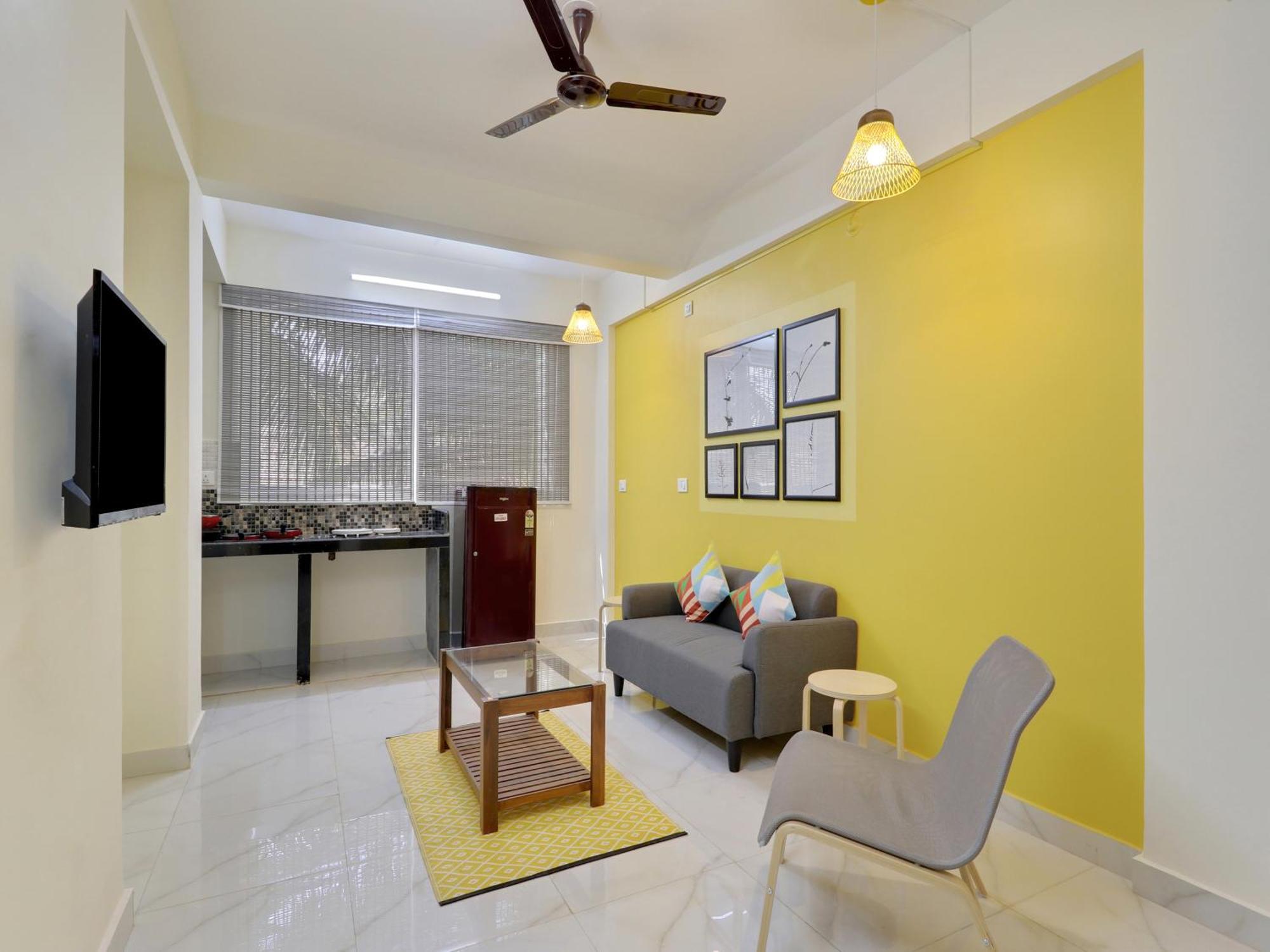 Luxury 2Bhk Apartment Near Calangute Baga Beach With Pool Luaran gambar